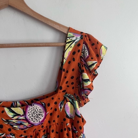 NWOT Kourt Aria Seasonal Linen Blend Mini Dress - Picture 6 of 9